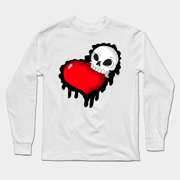 Eat Your Heart Out Long Sleeve T-Shirt by Make_them_rawr